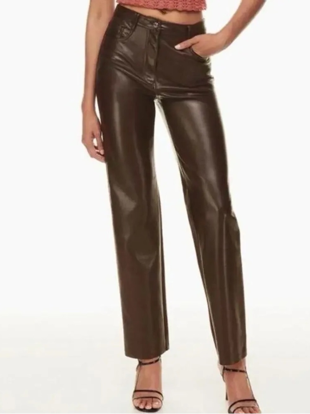 Artizia faux leather pants